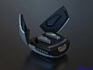 rafavi蓝牙游戏耳机X6：
机甲电竞风  跑车尾翼门设计，
.高端彩绘工艺  图案精美，
.RGB跑酷氛围灯  仪式感拉满，
.入耳佩戴  沉浸体验。 - rafavi 蓝牙耳机